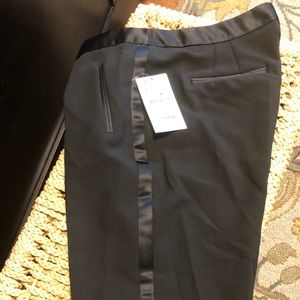 Zara black tuxedo pants. Size large. NWT